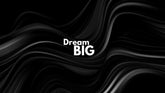 Wavy Affirmations "Dream Big" Free Wallpaper